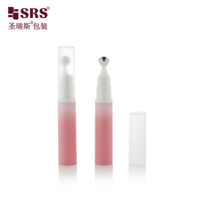 comprar Botellas roll-on de bola metálica de 10 ml, botella rosa con bomba sin aire para envasado de crema para ojos y gel para ojos Fabricación en línea