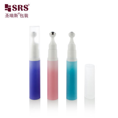 comprar Botella roll-on sin aire con degradado 5ML 10ML 12ML 15ML para envasado de cuidado ocular Fabricación en línea