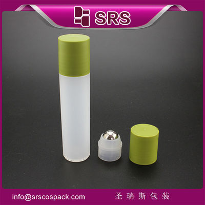 comprar Botella roll-on de plástico de 30 ml de colores con rodillo de acero inoxidable para diversos usos Fabricación en línea