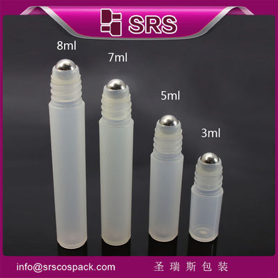comprar Botella roll-on transparente RPP-7ml con sello a prueba de fugas para aplicación de perfume verde anti-picazón Fabricación en línea