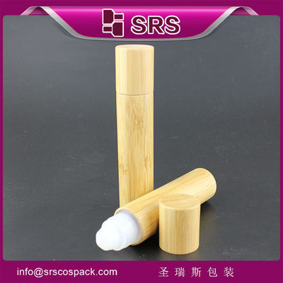 comprar Botella vacía de bambú de 20 ml con bola de rodillo Fabricación en línea
