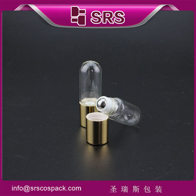 comprar Botellas roll-on al por mayor y botella de vidrio transparente de 3 ml Fabricación en línea
