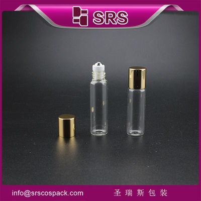 comprar venta al por mayor de rollo de vidrio en botella y botella de vidrio de 5 ml con bola Fabricación en línea