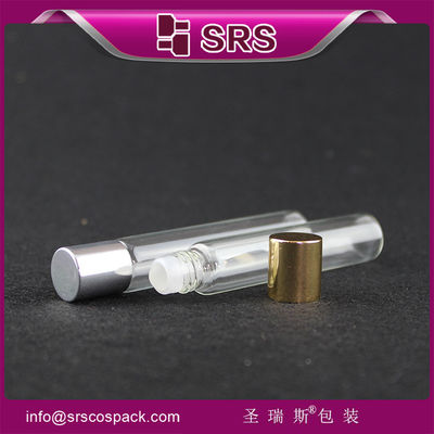 comprar botella de vidrio roll on 8ml botella de bola rodante de vidrio acero Fabricación en línea