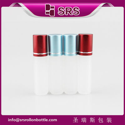comprar Mini botella roll-on de plástico de 3 ml, botella roll-on vacía de 3 ml con tapa de aluminio Fabricación en línea