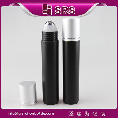 comprar Botella roll-on vacía de plástico de 35 ml con tapa de aluminio Fabricación en línea