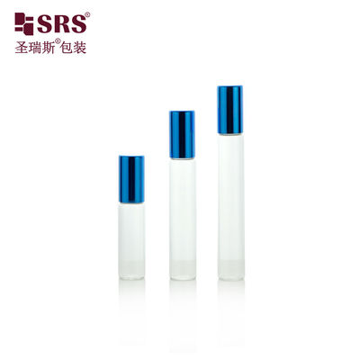 comprar Botella de vidrio con roll-on para aceites esenciales de 8ml y 10ml con cubierta de aluminio y bola de acero Fabricación en línea