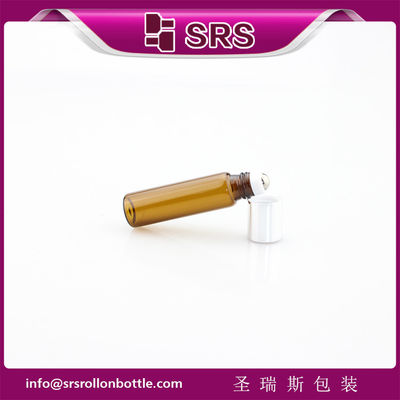 comprar Nuevo producto SRS Botella de vidrio vacía de alta calidad sin fugas con roll-on Fabricación en línea