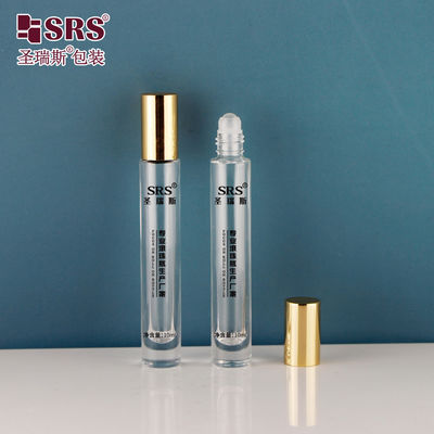 comprar Botella redonda de vidrio transparente de 10 ml para aceite esencial de perfumes Fabricación en línea