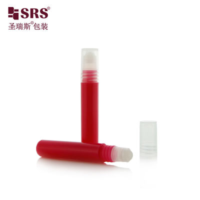 comprar Botella roll-on de plástico cilíndrica de 7 ml para aceite esencial y perfume en varios colores y acabados Fabricación en línea