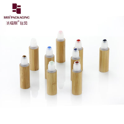 comprar BPP-5ML PP Botella de rodillo de piedra preciosa de bambú interior exterior sostenible para el aceite esencial Fabricación en línea
