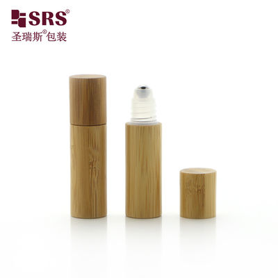 comprar Botella de rodillo vacía para mezclas de aceites BPP(S)-5ML con bambú exterior, PP interior y bola de acero inoxidable Fabricación en línea