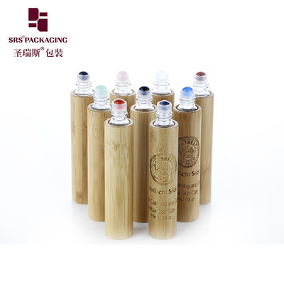comprar BG(GEM)-10ML Contenedor de Bambú Orgánico Vacío para Extractos Herbales con Carcasa de Inserción de PE Blanco con Bola de Piedra Preciosa de Jade Fabricación en línea