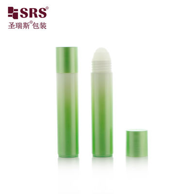 comprar RPP(P)-35ml Gradiente de bambú verde botella del aplicador de rodillos sin fugas para desodorante Fabricación en línea