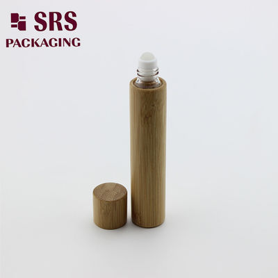 comprar Botella de rodillo de vidrio de bambú SRS de 15 ml para envasado de aceites esenciales Fabricación en línea