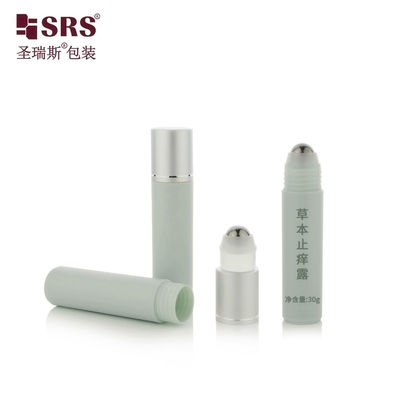 comprar Botella aplicadora roll-on con forma de cilindro vacío de 30 ml RPA(S) para masaje de hombros Fabricación en línea