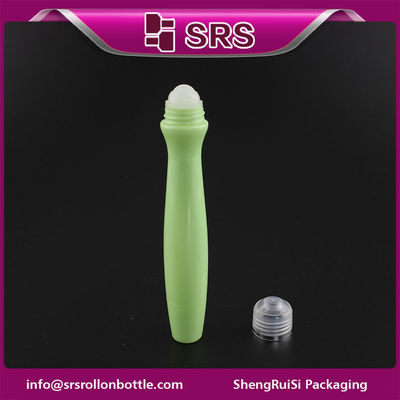 comprar Botella roll-on de plástico SRS de 15 ml de color verde PETG con bola de plástico Fabricación en línea