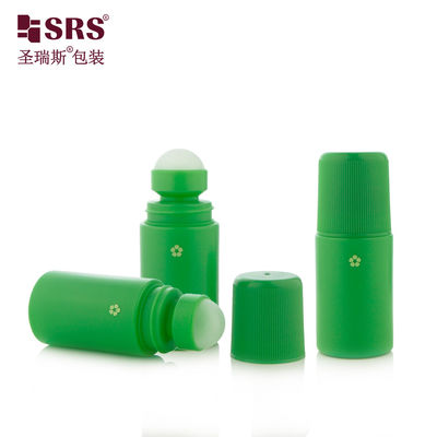 comprar RPPC Botella Roll-On de Madera Verde con 50% PCR, 60ml, para Mujer, Antitranspirante Fabricación en línea