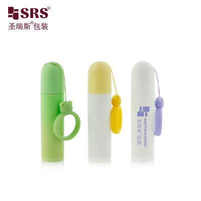 comprar RPPF-20ML FPPG-25ML Botellas de plástico vacías de bolas de rodillo con tapa de cúpula y correas de suspensión Fabricación en línea