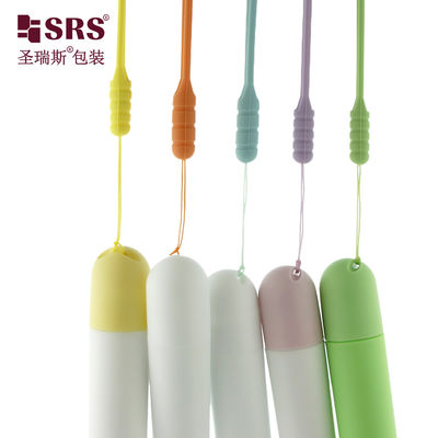 comprar Botella de rodillo de plástico vacía RPPF-20ML PP con tapa de cúpula y correas para colgar Fabricación en línea