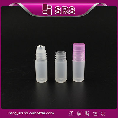 comprar Mini botella roll-on de 3 ml RPP colorida con tonos personalizables Fabricación en línea