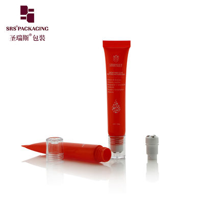 comprar Inyección roja caliente PE 3 acero rodillo bola tubo exprimible D19mm 20ml para suero para ojos Fabricación en línea