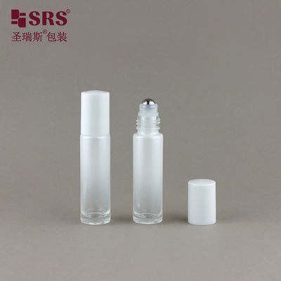 comprar BLPM-10ML Botella de vidrio de fondo grueso de rodillo Gradiente blanco para aceites de la cutícula Fabricación en línea