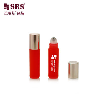 comprar RPA(S)-2ML Botella de rodillo de plástico de inyección de color rojo magenta caliente para aceite esencial Fabricación en línea