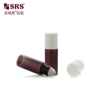 comprar PET18-15ml 20ml PET PCR Botella de plástico de rodillo personalizada de color púrpura translúcido Fabricación en línea