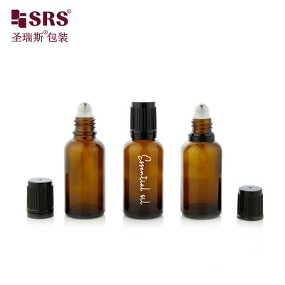 comprar Frascos de rodillo de vidrio ámbar vacíos BLPF-30ML a prueba de rayos UV con tapa a prueba de niños Fabricación en línea