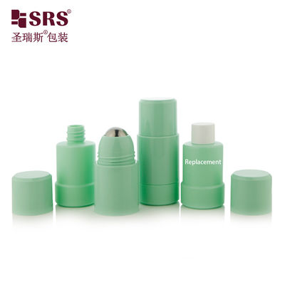 comprar Botella de plástico con rodillo vacío y rellenable 50 ml 75 ml Fabricación en línea