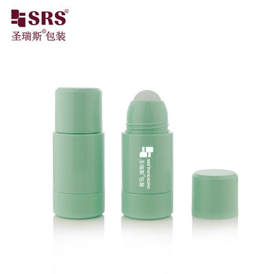 comprar Botella de bola rodante de plástico PP verde desodorante recargable de 50 ml y 75 ml Fabricación en línea