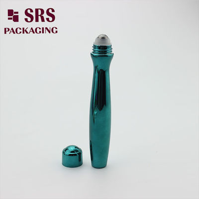 comprar Embalaje SRS crema para ojos de plástico vacía de color verde botella de 15 ml de bola de rodillo Fabricación en línea