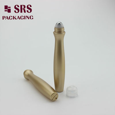 comprar Embalaje SRS crema para ojos de plástico vacío de color dorado 15 ml rollo en botella Fabricación en línea