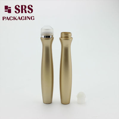comprar SRS8447-15ML Botella de color dorado PETG de rodillo 15ml Crema para ojos metálica en rodillo en botella Fabricación en línea