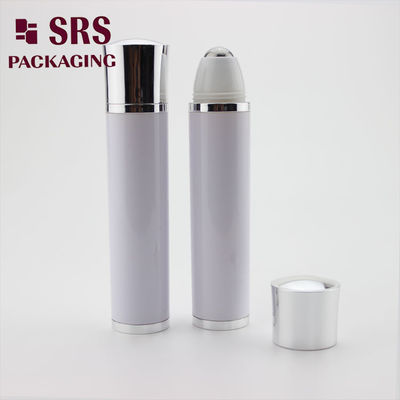 comprar Botella vibratoria roll-on de 30 ml de color blanco para crema para ojos, embalaje SRS Fabricación en línea