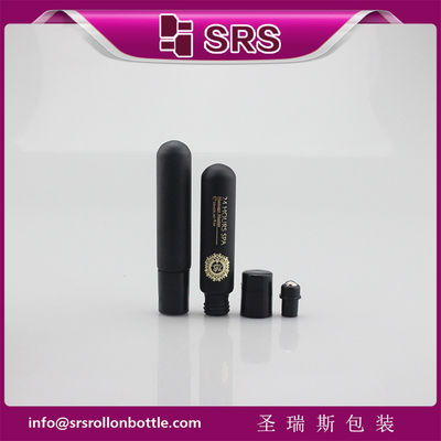 comprar Rollo de vidrio negro mate vacío de lujo SRS de 10 ml en botella para perfume Fabricación en línea