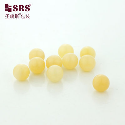 comprar Rodillo de bola de piedra preciosa de cristal de jade amarillo de 10 mm para botella de aceite esencial Fabricación en línea