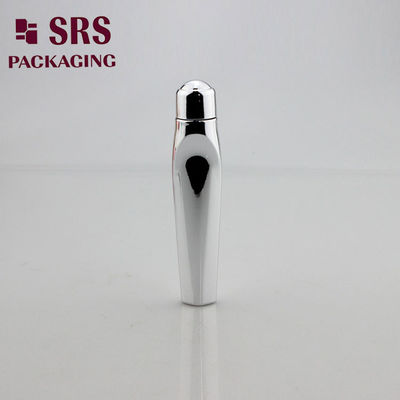 comprar Botella roll-on de PETG de 15 ml de plástico plateado vacío para SRS Fabricación en línea