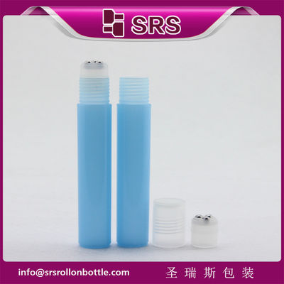 comprar Botella de perfume cosmética vacía de plástico de 15 ml con tres bolas de acero Fabricación en línea