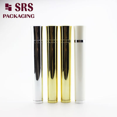 comprar Botella roll-on de plástico vibrante color oro de 10 ml para crema para ojos Fabricación en línea