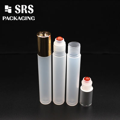 comprar SRS rollo de plástico cosmético vacío de 15 ml en botella con bola de color Fabricación en línea