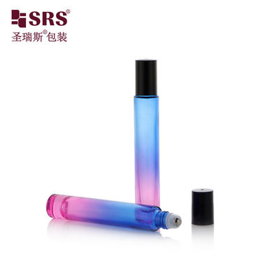 comprar GB1-15ml Botella de vidrio de pared gruesa con bola de acero inoxidable 304 para perfume, aceite esencial y más Fabricación en línea
