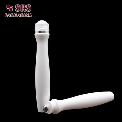 comprar Botella de bola rodante de plástico blanco de alta calidad SRS de 15 ml para crema para ojos Fabricación en línea