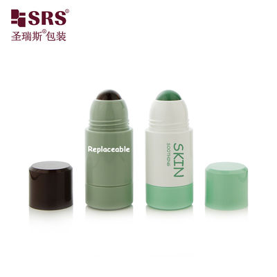 comprar Envase roll-on RPPE de 50 ml ecológico para envasar fórmulas de desodorante líquido con bolas de piedra preciosa Fabricación en línea