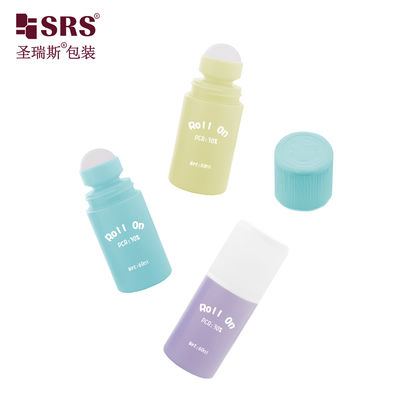 comprar Botella de rodillo de plástico redonda vacía RPPA1-50ml con tapa CRC para niños Fabricación en línea