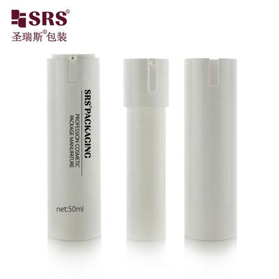 comprar 15ml 30ml 50ml AS+PP Refillable Airless Pump Bottle for Cosmetic Serum Fabricación en línea