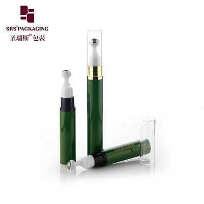 comprar Botella de rodillo de color verde con aplicador de bomba sin aire 10 ml 12 ml 15 ml Embalaje para cuidado ocular Fabricación Fabricación en línea