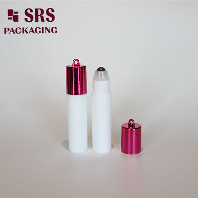 comprar SRS rollo de plástico blanco vacío de 5 ml en botella con tapa de gancho Fabricación en línea