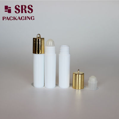 comprar SRS vacía el rollo de plástico del perfume del cosmético 5ml en la botella con la tapa del gancho del oro Fabricación en línea